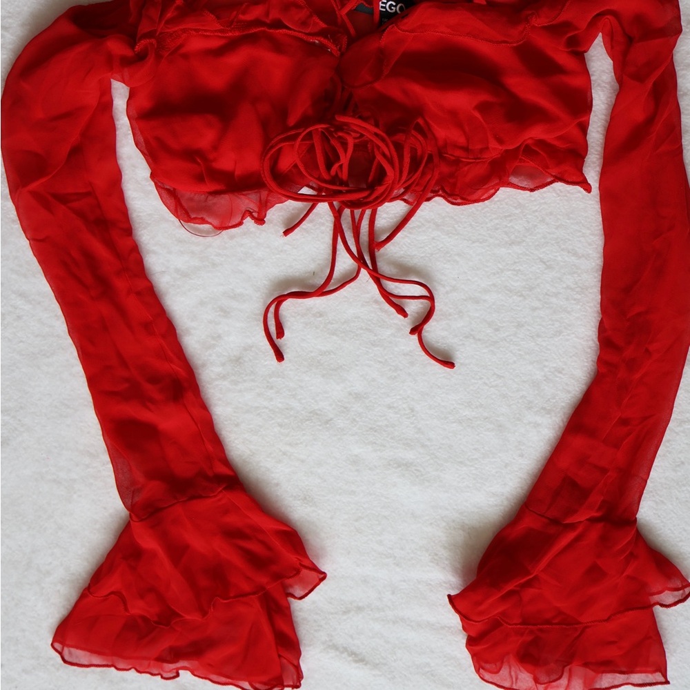 Red Skirt Set - Picture 2 of 5